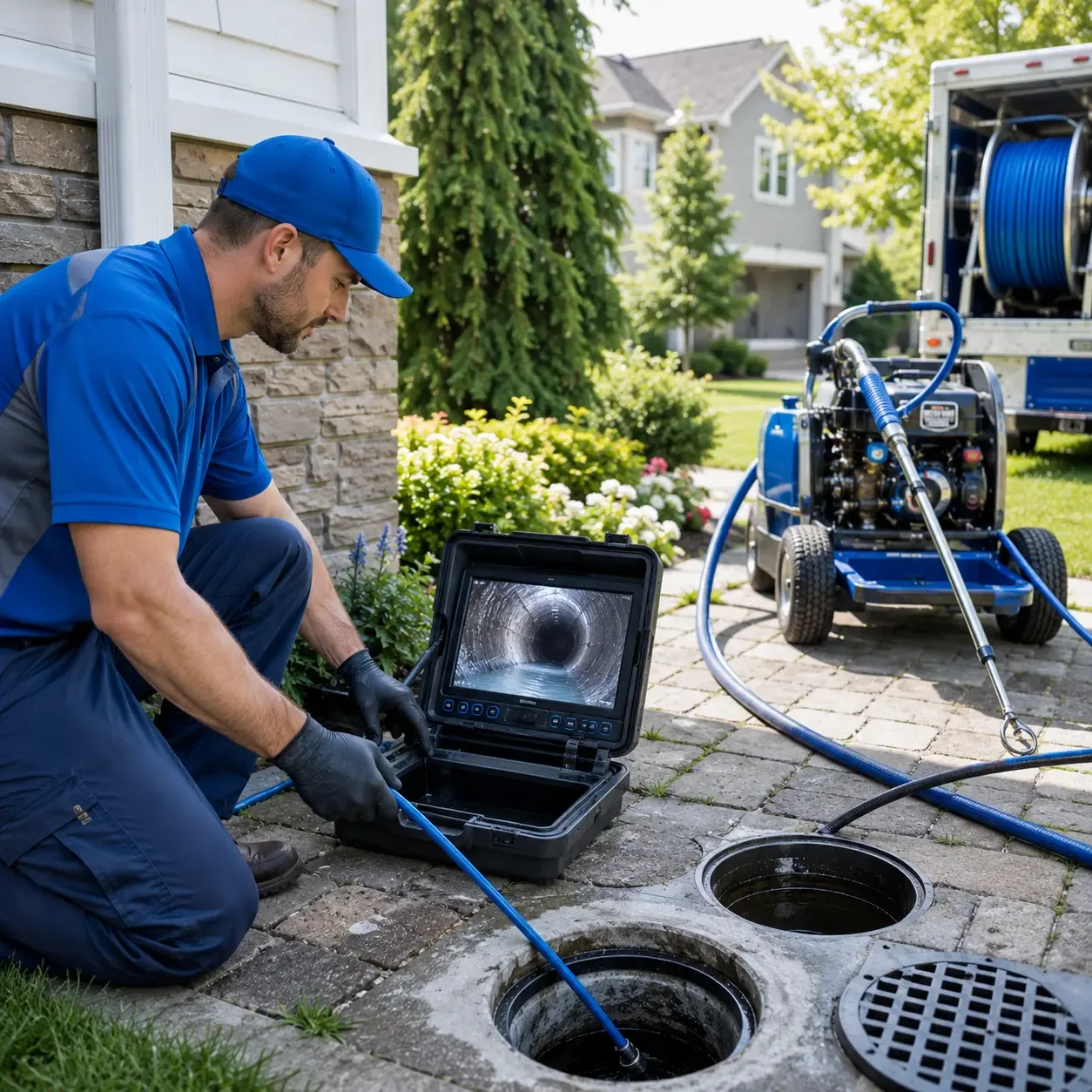 Outdoor drain cleaning professionals serving Hiwasse, AR